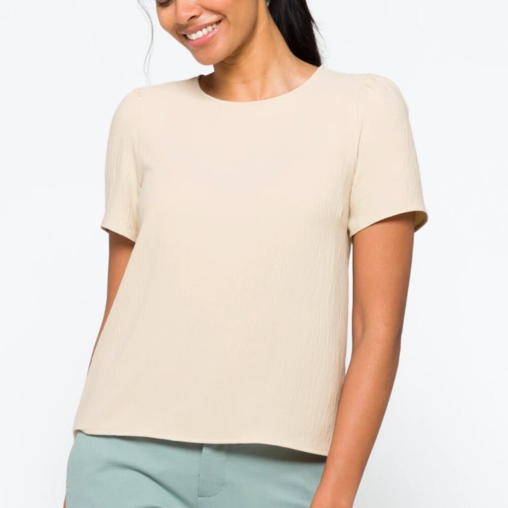 NWT KAILEIGH Dakota Back Button Detail Blouse Size XXL